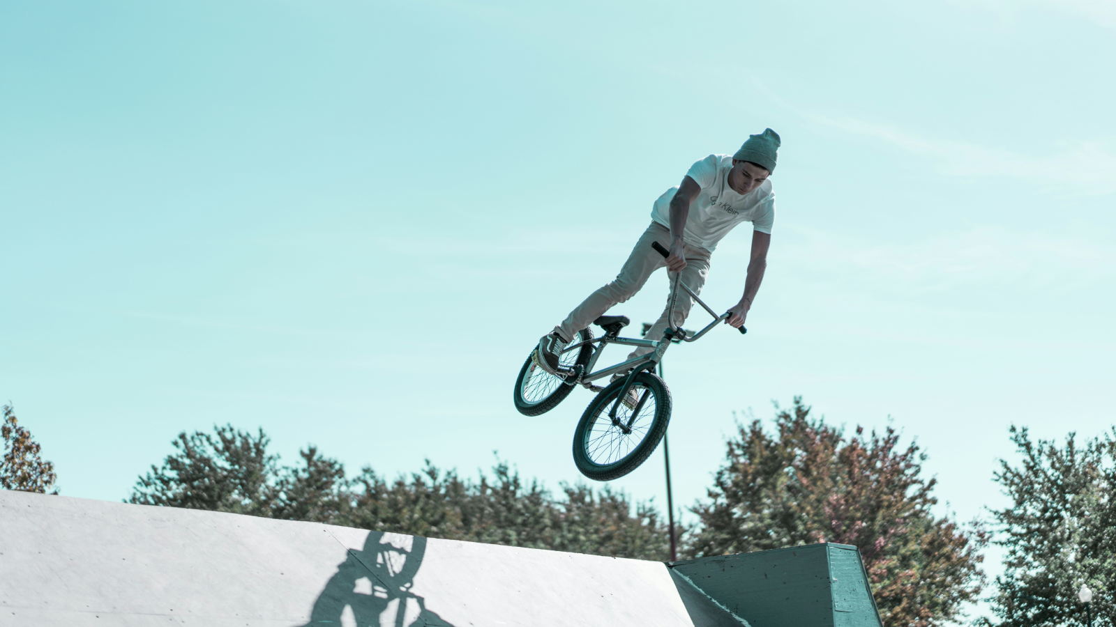 Children taking part in BMX Herfstvakantie